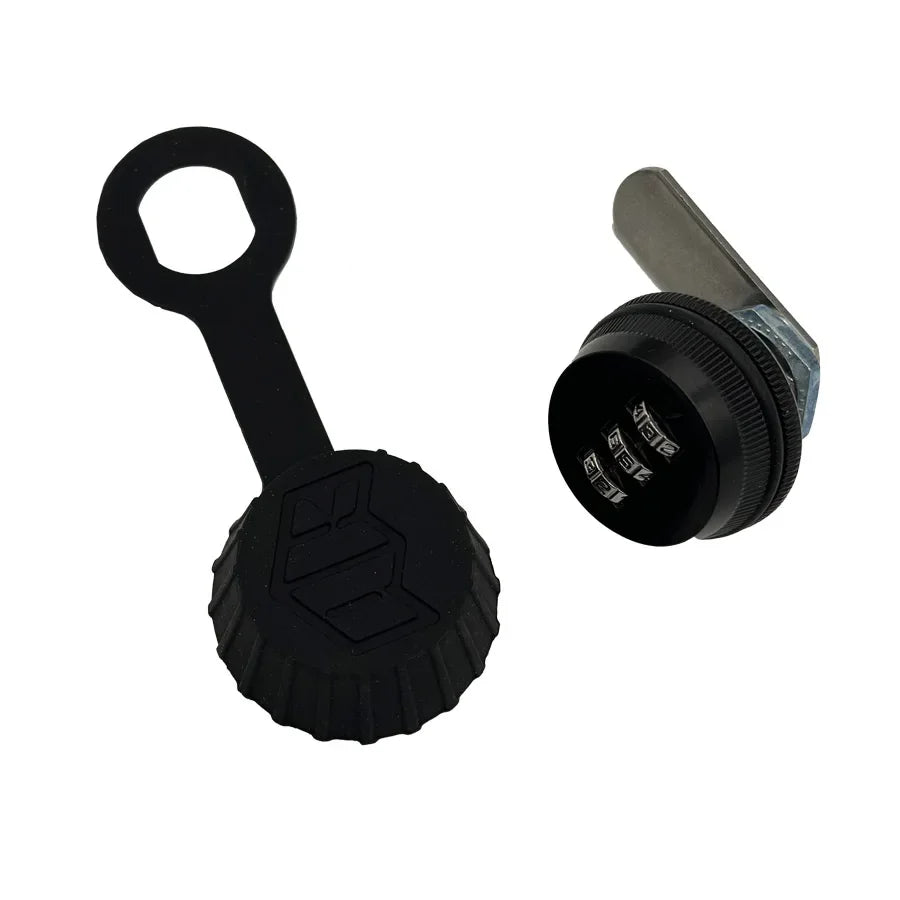 Комплект замка батарейного відсіку з кодовим замком для Kaabo Wolf King GTR: кришка та кодовий замок.