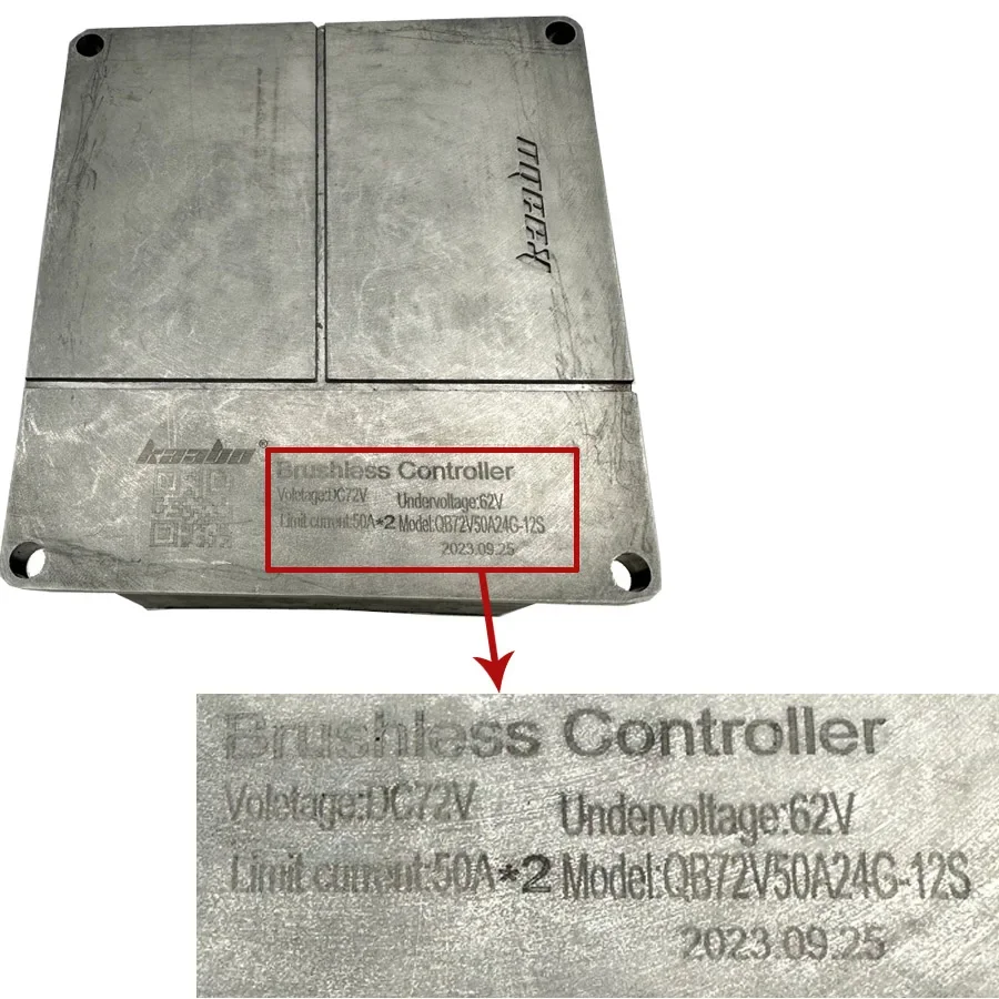 Контролер 72V 50A FOC 2-в-1 для електросамоката Kaabo Wolf King GTR 6