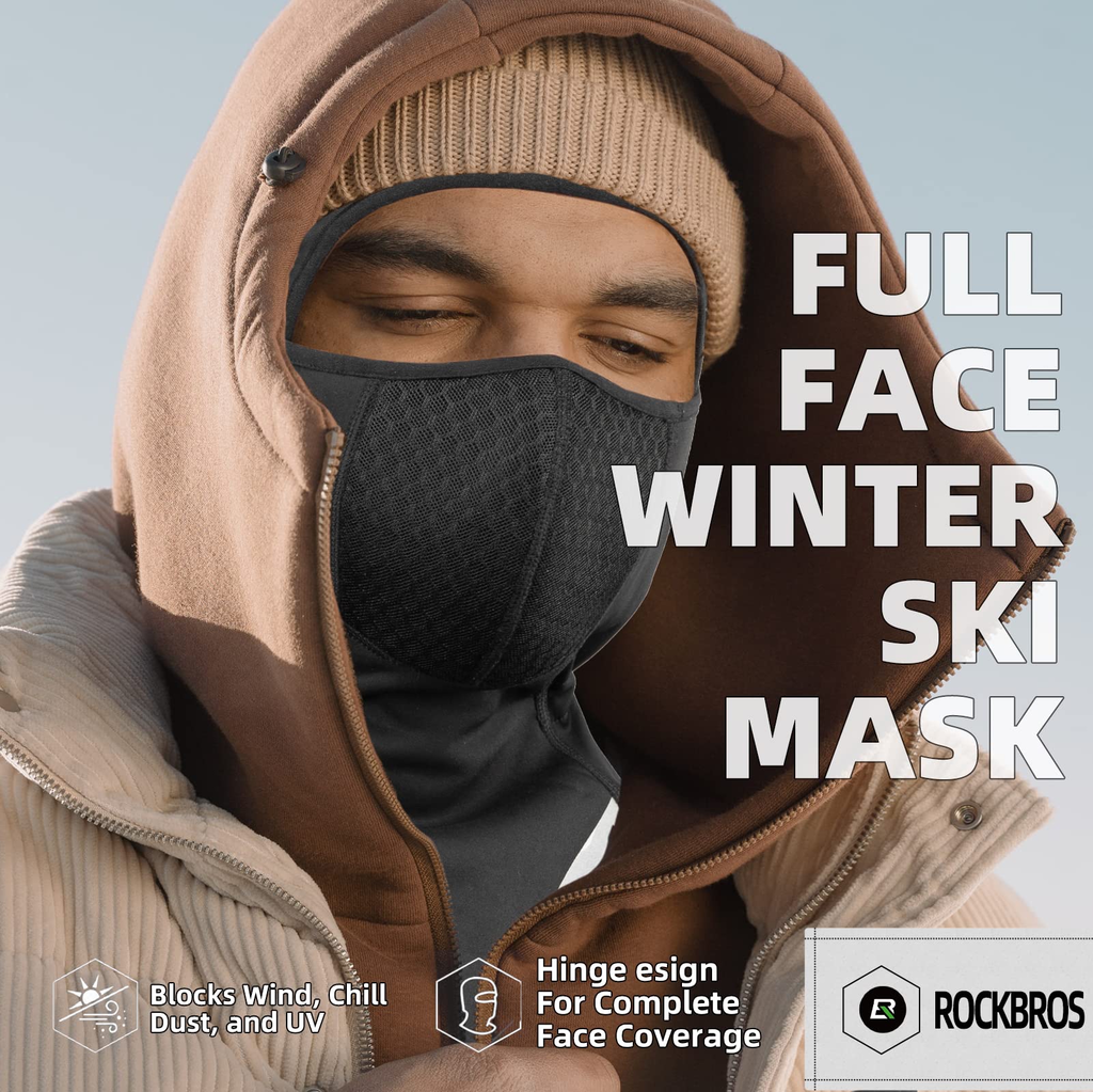 Fleece Mask-Scarf for Electric Scooter: Wind Protection — view 4