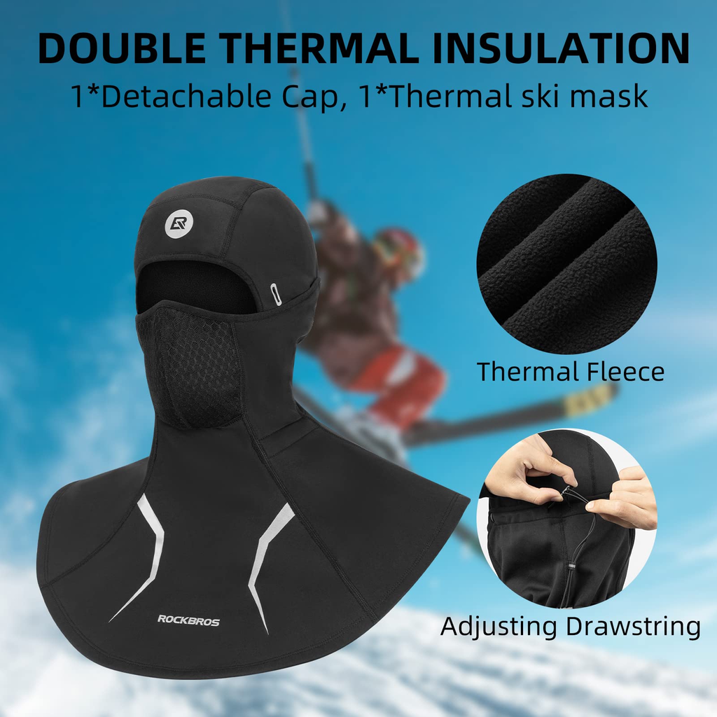 Fleece Mask-Scarf for Electric Scooter: Wind Protection — view 6