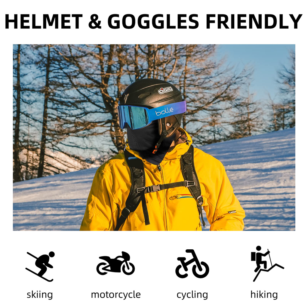 Fleece Mask-Scarf for Electric Scooter: Wind Protection — view 8